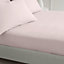 Bianca Fine Linens Bedroom 400 Thread Count Cotton Sateen Fitted Sheet 36cm Depth Blush Pink