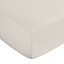 Bianca Fine Linens Bedroom 400 Thread Count Cotton Sateen Fitted Sheet 36cm Depth Oyster