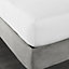 Bianca Fine Linens Bedroom 400 Thread Count Cotton Sateen Fitted Sheet 36cm Depth White