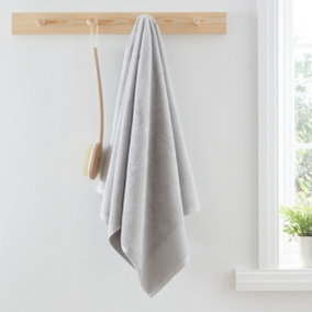 Bianca Fine Linens Egyptian Cotton Bath Towel Silver Grey