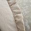 Bianca Soft Washed Frill 220x230cm Bedspread Natural