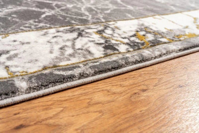 Bianco Rug 185XA Silver/Gold Home Décor