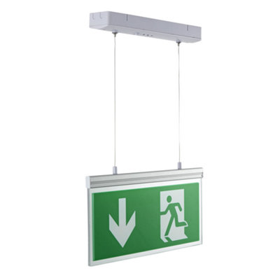 Biard 2.8W LED Emergency Exit Sign (Double Sided) - Left/Right