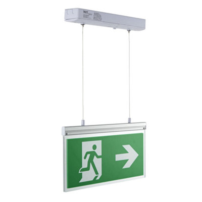 Biard 2.8W LED Emergency Exit Sign (Double Sided) - Left/Right