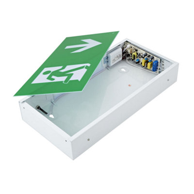 Biard 3W LED Emergency Exit Sign Maintained/Non-Maintained - Left Arrow ...