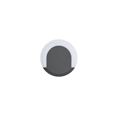 Biard Crescent Halo LED Circular Outdoor Wall Light - 4