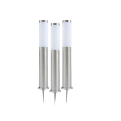 Biard Foley Outdoor Stainless Steel Bollard Light - 3 Pack