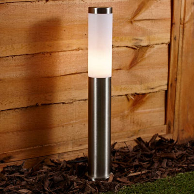 Biard Foley Outdoor Stainless Steel Bollard Light - 3 Pack