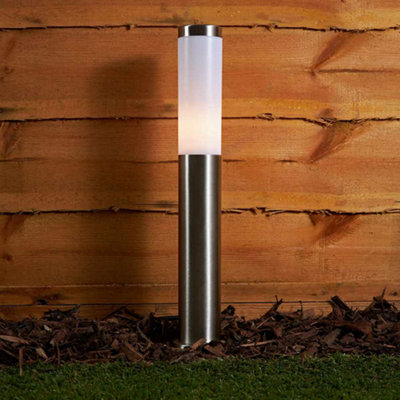 Biard Foley Outdoor Stainless Steel Bollard Light - 3 Pack - 3