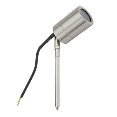 Biard Le Mans IP44 Brushed Steel Spike Light