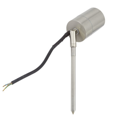 Biard Le Mans IP44 Brushed Steel Spike Light - 3
