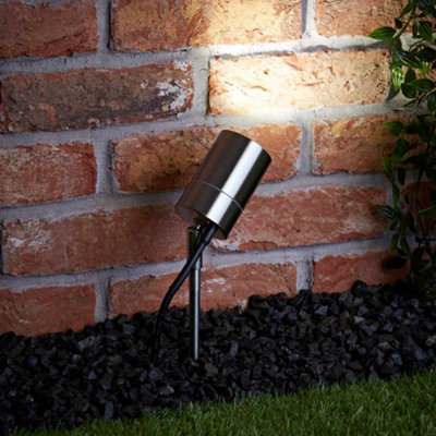Biard Le Mans IP44 Brushed Steel Spike Light - 4