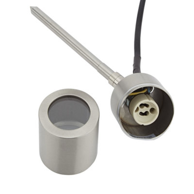 Biard Le Mans IP44 Brushed Steel Spike Light - 5