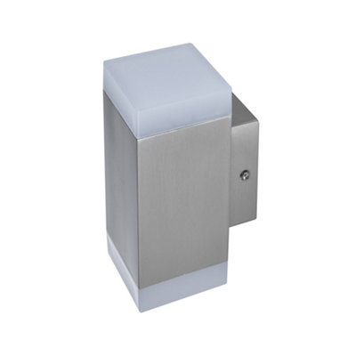 Biard Stainless Steel LED Up/Down Wall Light - Biard Solly LED Square - 3