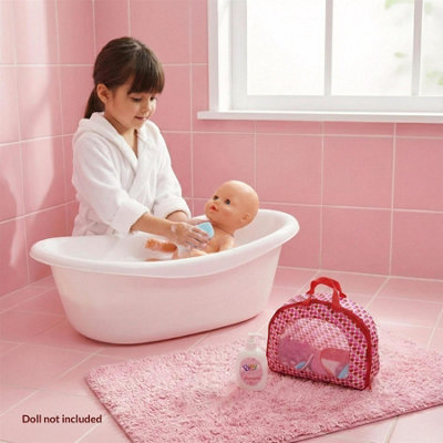 BiBi Doll Baby Doll Accessories Set with Storage Bag Feeding Potty ...