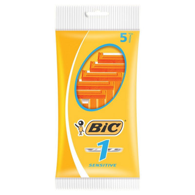 Bic 1 Sensitive Disposable Razor Pack of 5