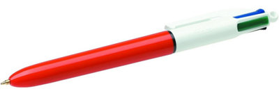 BIC 4 Colours Original Retractable Ballpoint Pens with Four Colours and ...
