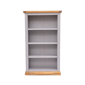 Biccari Grey Bookcase 120x70x25cm