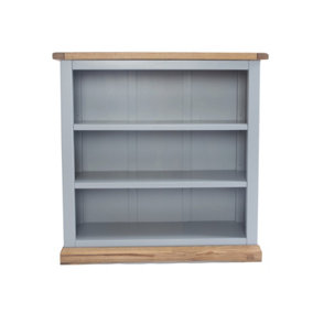 Biccari Grey Bookcase 90x90x30cm