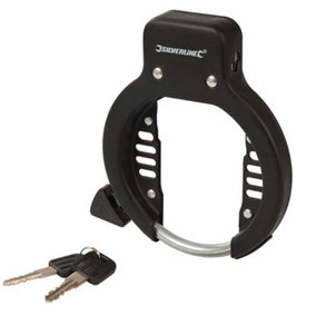 Bicycle Bike Frame Lock With 2 Keys Security Anti Steal Wheel Safe Ring Style