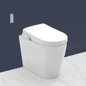 Bidet shower toilet: Floor standing back to wall