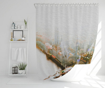 BIG BEN IN THE MIST (Shower Curtain) / Default Title Price Comparisons | Compare The Build