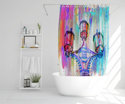 BIG BEN street Lamps (Shower Curtain) / Default Title Price Comparisons | Compare The Build