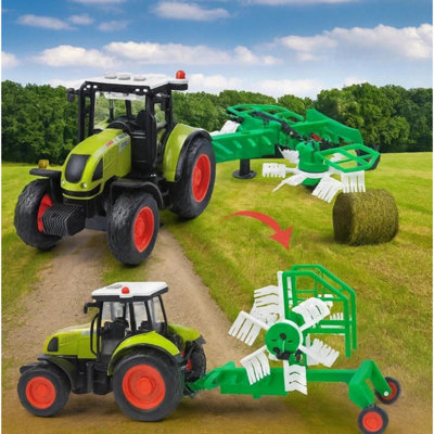 Big Daddy Farm Tractor Truck Toy - Crop Rake