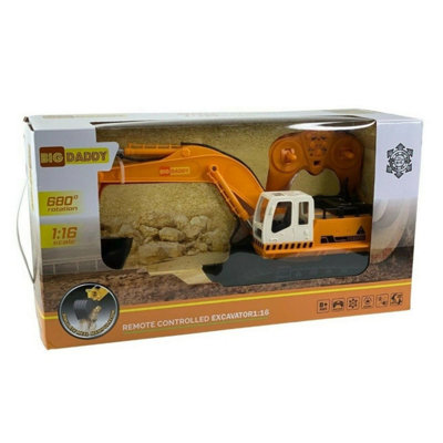 Big Daddy Remote Control Excavator Construction Tractor Toy