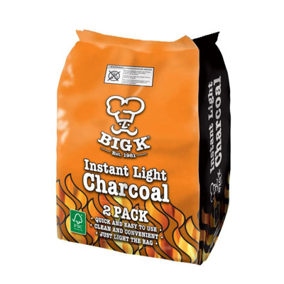 Big K Products Individually Wrapped, High Heat Instant Light Fire Log ...