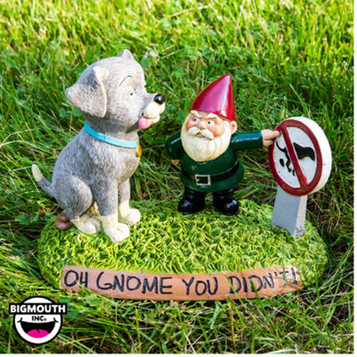 Big Mouth Bad Dog Garden Gnome