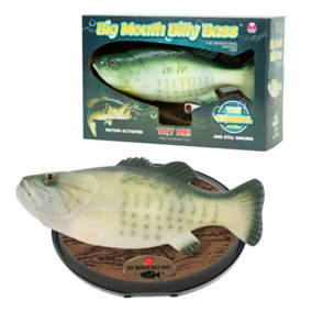 Big Mouth Billy Bass Plaque - The Sensational Singing Fish Motion Sensor