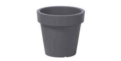 Big Plant Pots. extra large indoor outdoor planter, garden pot massive tree pot 430 Litres Grey