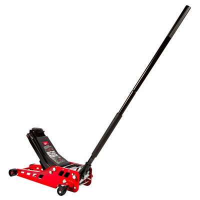 Big Red Torin 3-Ton Hydraulic Jack Low Profile, Lifting Range 135-400 mm