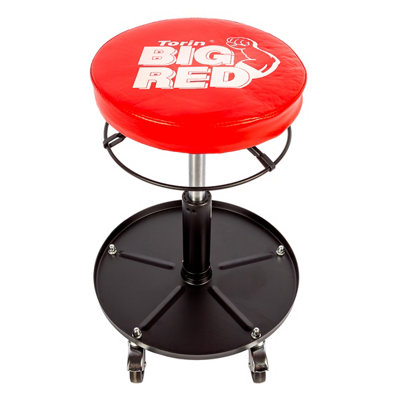 Big Red Torin Pneumatic Creeper Seat with Adjustable Height Function 390-520mm