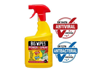 Big Wipes 2448 0000 Power Spray Pro+ Antiviral Cleaning Spray 1 litre BGW2448