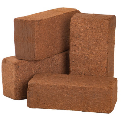 Bigbudz 5 pack COCO bricks- 9L each ORGANIC COCONUT FIBRE