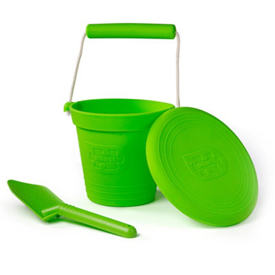 Bigjigs Toys 3 Piece Silicone Beach Bundle - Meadow Green