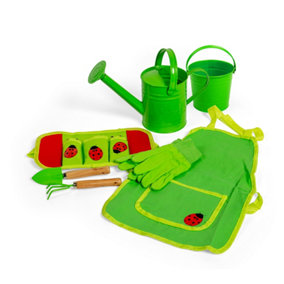 Bigjigs Toys Kids Gardening Starter Pack - Green