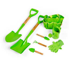 Bigjigs Toys Kids Short Handled Gardening Tool Bundle