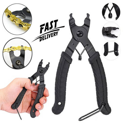 Bike Chain Link Pliers & Splitter Tool - Quick Bicycle Chain Repair ...