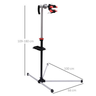 Bike Cycle Bicycle Repair Work Stand Maintenance Display Rack Tool Adjustable - 3