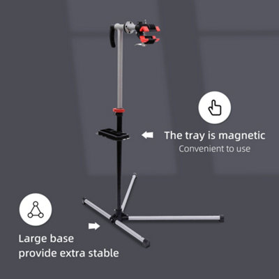 Bike Cycle Bicycle Repair Work Stand Maintenance Display Rack Tool Adjustable - 5