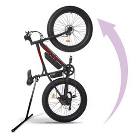 BIKE NOOK TURBO Vertical Bike Stand and Rack, PLUS E BIKE Compatible