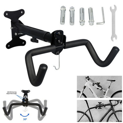 Bike Storage Hanger Wall Mounted Adjustable Bicycle Hook Rack Garage ...