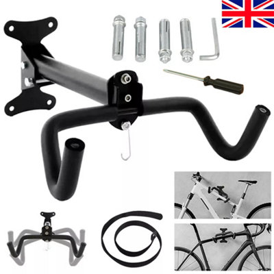 Bike Storage Hanger Wall Mounted Folding Hook Bicycle Rack Garage Stand Tool