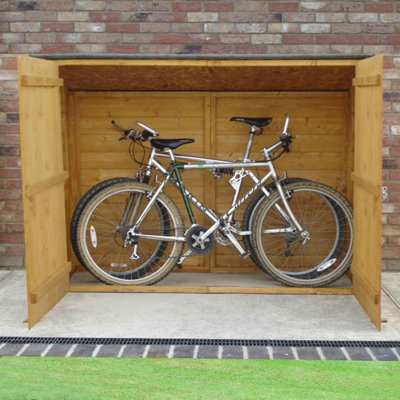 Bike Store Pent Shiplap Garden Bicycle Shed no floor - 4