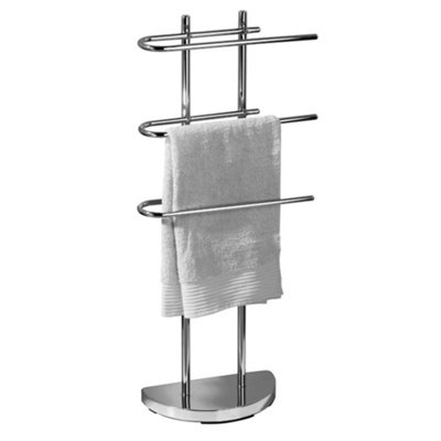 Best HD Pictures about  Free Standing Chrome Towel Rack  with No AI Images