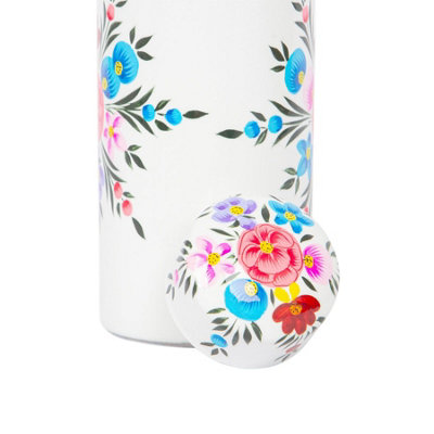 BillyCan Hand-Painted Picnic Water Bottle - 875ml - Cotton Pansy