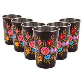 BillyCan - Picnic Tumblers - 400ml  - Carbon Pansy  - Pack of 6
